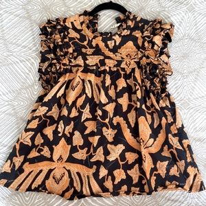 Ulla Johnson size 8 navy top